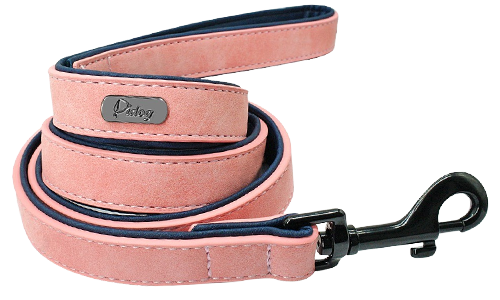 Guinzaglio di Lusso in Velluto per Cani Guinzaglio di lusso in velluto rosa chiaro, 120 cm, facile da impugnare, con gancio resistente, per passeggiate comode.