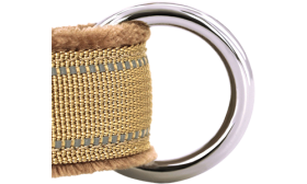 Pettorina per Cani Riflettente e Imbottita Anti-tiro Imbracatura per cane riflettente marrone con imbottitura morbida e design no-pull, visibilità migliorata, durevole.