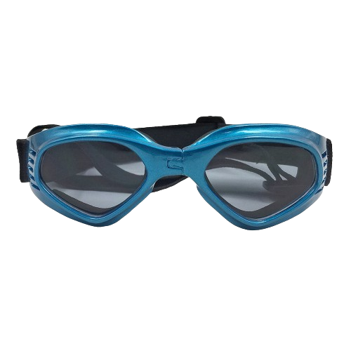 Occhiali da Sole alla Moda per Cani con Protezione UV Occhiali da sole per cane blu con protezione UV, lenti scure per protezione occhi e look elegante. Per avventure all'aperto.