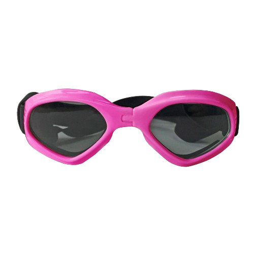 Occhiali da Sole alla Moda per Cani con Protezione UV Occhiali da sole per cane rosa con protezione UV, lenti scure per protezione occhi e look elegante. Per avventure all'aperto.