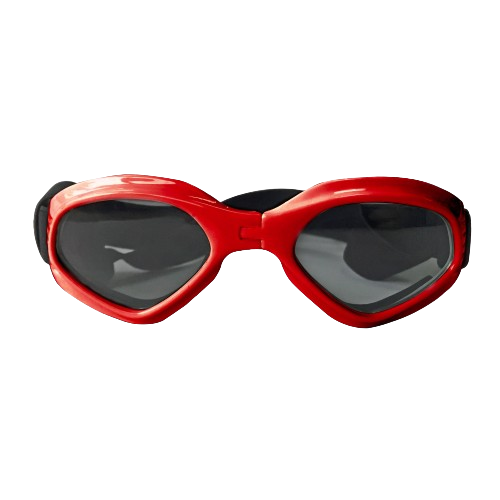 Occhiali da Sole alla Moda per Cani con Protezione UV Occhiali da sole per cane rossi con protezione UV, lenti scure per protezione occhi e look elegante. Per avventure.