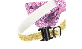 Collare a Farfalla Scintillante per Gatti e Cani di Piccola Taglia