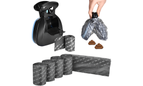 Paletta Portatile per Escrementi di Cane Facile da Pulire con Sistema a Clip - Include sacchetti ecologici