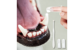 Set Completo per la Cura Orale del Cane: spazzolino da denti, 2 spazzolini da dito e dentifricio alla vaniglia Set Completo per la Cura Orale del Cane: spazzolino da denti, 2 spazzolini da dito e dentifricio alla vaniglia