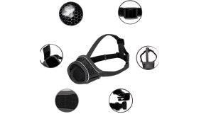 Museruola Riflettente Regolabile per Cani - Traspirante e confortevole