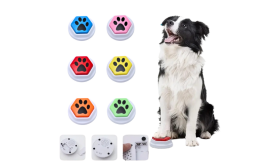 Pulsante Interattivo per parlare con il Cane - Strumento di addestramento registrabile per animali domestici Pulsante Interattivo per parlare con il Cane - Strumento di addestramento registrabile per animali domestici