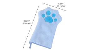 Guanto in Microfibra Asciugamano per Cani e Gatti – Morbido Guanto Asciugante in Coral Fleece Guanto in Microfibra Asciugamano per Cani e Gatti – Morbido Guanto Asciugante in Coral Fleece