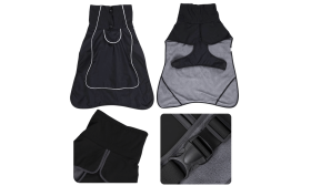 Cappotto impermeabile riflettente per cani con calda fodera in pile