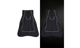 Cappotto impermeabile riflettente per cani con calda fodera in pile