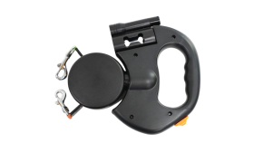 Guinzaglio doppio retrattile anti-attorcigliamento con luce LED – doppio guinzaglio da 3 m per due cani