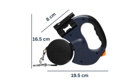 Guinzaglio doppio retrattile anti-attorcigliamento con luce LED – doppio guinzaglio da 3 m per due cani