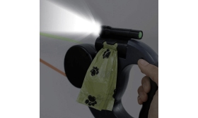 Guinzaglio doppio retrattile anti-attorcigliamento con luce LED – doppio guinzaglio da 3 m per due cani