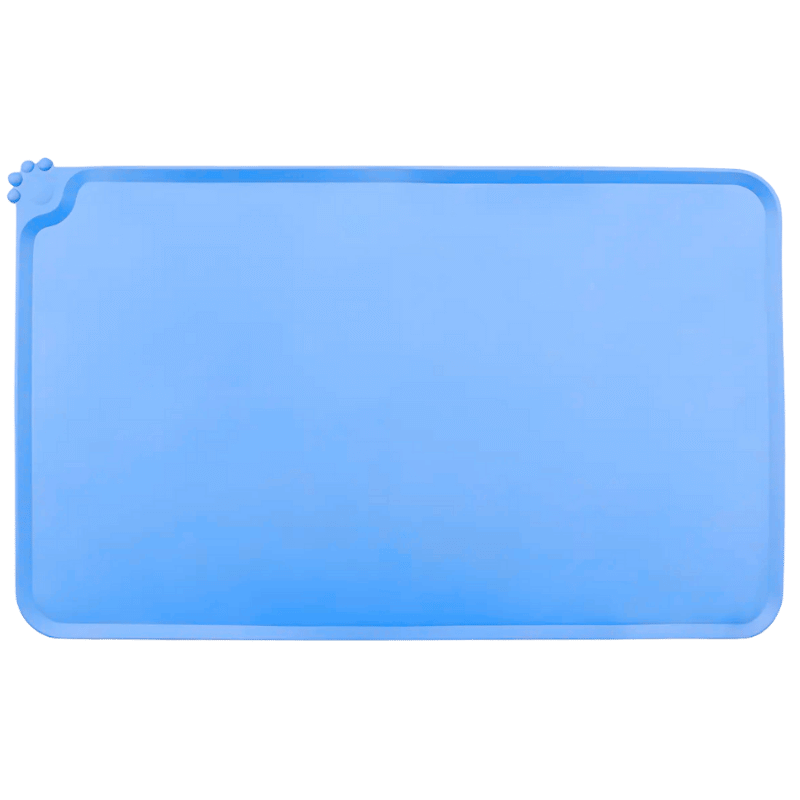 Tappetino Sottociotola in Silicone Impermeabile con Bordi Rialzati – Perfetto per Ciotole da Cane